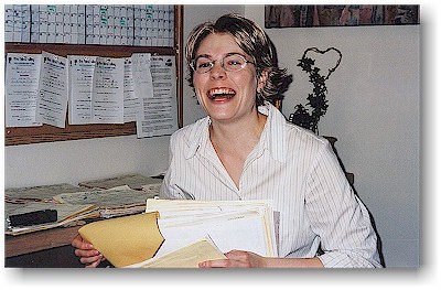 Coleen Marta, Claudia's sister's daughter (OK, our niece) came to work in January 1993 for Saturdays only. Coleen now works full time as our Administrative Assistant.